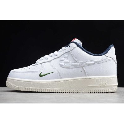 Nike Air Force 1 '07 Low Beyaz / Mavi / Kırmızı Kaykay Ayakkabı Türkiye - 1XBJA712